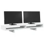 Solid pine wood monitor stand 100x27x15 cm by , Computer bases and risers - Ref: Foro24-854751, Price: 34,01 €, Discount: %