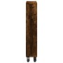 Schmaler Aufbewahrungswagen aus geräucherter Eichenholz 48x13x68 cm. von , Bücherregale und Regale - Ref: Foro24-855227, Prei...