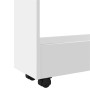 Narrow storage cart 3 levels engineered wood white by , Kitchen and dining carts - Ref: Foro24-855250, Price: 50,77 €, Discou...