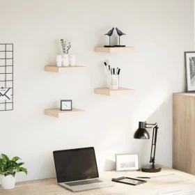 Floating shelves 4 units engineered wood 23x23.5x4 cm by , Shelves and shelves - Ref: Foro24-4010681, Price: 33,88 €, Discoun...