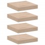 Floating shelves 4 units engineered wood 23x23.5x4 cm by , Shelves and shelves - Ref: Foro24-4010681, Price: 34,44 €, Discoun...