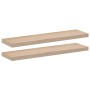 Floating shelves 2 units engineered wood 60x23.5x4 cm by , Shelves and shelves - Ref: Foro24-4010695, Price: 51,53 €, Discoun...