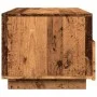 Aged wood coffee table with LED lights 90x49x40 cm by , Coffee table - Ref: Foro24-857710, Price: 113,11 €, Discount: %