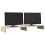 Oak Sonoma wood screen support 100x27x10 cm by , Computer bases and risers - Ref: Foro24-854654, Price: 27,27 €, Discount: %