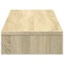Soporte de pantalla madera ingeniería roble Sonoma 100x27x10 cm de , Bases y elevadores para ordenadores - Ref: Foro24-854654...