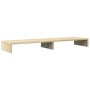 Oak Sonoma wood screen support 100x27x10 cm by , Computer bases and risers - Ref: Foro24-854654, Price: 27,27 €, Discount: %