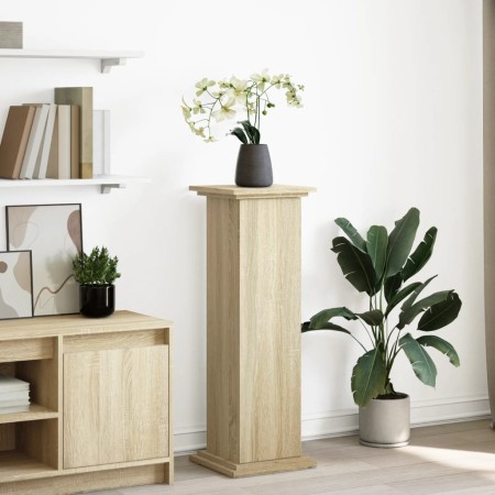 Präsentationssockel mit Aufbewahrung Sonoma-Eiche 31x30x90 cm von , Topfständer - Ref: Foro24-854609, Preis: 65,88 €, Rabatt: %