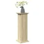 Exhibition pedestal with Sonoma oak storage 31x30x90 cm by , Pot stands - Ref: Foro24-854609, Price: 64,43 €, Discount: %