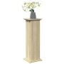 Präsentationssockel mit Aufbewahrung Sonoma-Eiche 31x30x90 cm von , Topfständer - Ref: Foro24-854609, Preis: 65,88 €, Rabatt: %