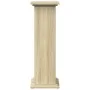 Exhibition pedestal with Sonoma oak storage 31x30x90 cm by , Pot stands - Ref: Foro24-854609, Price: 64,43 €, Discount: %
