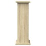 Pedestal expositor con almacenaje roble Sonoma 31x30x90 cm de , Soportes para macetas - Ref: Foro24-854609, Precio: 65,81 €, ...