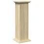 Exhibition pedestal with Sonoma oak storage 31x30x90 cm by , Pot stands - Ref: Foro24-854609, Price: 64,43 €, Discount: %