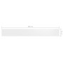 Balkonmarkise aus weißem Oxford-Stoff, 75 x 600 cm von vidaXL, Sonnenschirme - Ref: Foro24-134891, Preis: 26,23 €, Rabatt: %