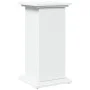 Pedestal expositor con almacenaje madera blanco 31x30x60 cm de , Soportes para macetas - Ref: Foro24-854616, Precio: 54,12 €,...