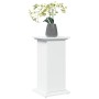 Pedestal expositor con almacenaje madera blanco 31x30x60 cm de , Soportes para macetas - Ref: Foro24-854616, Precio: 55,18 €,...