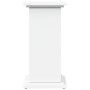Pedestal expositor con almacenaje madera blanco 31x30x60 cm de , Soportes para macetas - Ref: Foro24-854616, Precio: 55,18 €,...