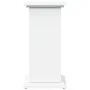 Pedestal expositor con almacenaje madera blanco 31x30x60 cm de , Soportes para macetas - Ref: Foro24-854616, Precio: 54,12 €,...