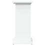 Pedestal expositor con almacenaje madera blanco 31x30x60 cm de , Soportes para macetas - Ref: Foro24-854616, Precio: 54,12 €,...