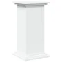 Pedestal expositor con almacenaje madera blanco 31x30x60 cm de , Soportes para macetas - Ref: Foro24-854616, Precio: 54,12 €,...
