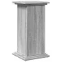 Gray Sonoma pedestal display with storage 31x30x60 cm by , Pot stands - Ref: Foro24-854621, Price: 46,98 €, Discount: %