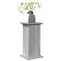 Gray Sonoma pedestal display with storage 31x30x60 cm by , Pot stands - Ref: Foro24-854621, Price: 46,98 €, Discount: %