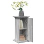 Pedestal expositor con almacenaje gris Sonoma 31x30x60 cm de , Soportes para macetas - Ref: Foro24-854621, Precio: 47,44 €, D...