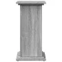 Gray Sonoma pedestal display with storage 31x30x60 cm by , Pot stands - Ref: Foro24-854621, Price: 46,98 €, Discount: %