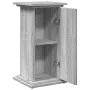Gray Sonoma pedestal display with storage 31x30x60 cm by , Pot stands - Ref: Foro24-854621, Price: 46,98 €, Discount: %