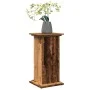 Ausgestellter Sockel mit altertümlichem Holzlager 31x30x60 cm. von , Topfständer - Ref: Foro24-854623, Preis: 47,99 €, Rabatt: %