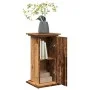 Ausgestellter Sockel mit altertümlichem Holzlager 31x30x60 cm. von , Topfständer - Ref: Foro24-854623, Preis: 47,99 €, Rabatt: %