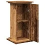 Ausgestellter Sockel mit altertümlichem Holzlager 31x30x60 cm. von , Topfständer - Ref: Foro24-854623, Preis: 47,99 €, Rabatt: %
