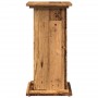 Ausgestellter Sockel mit altertümlichem Holzlager 31x30x60 cm. von , Topfständer - Ref: Foro24-854623, Preis: 49,30 €, Rabatt: %