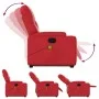 Sillón reclinable de masaje de pie cuero artificial rojo by , Armchairs - Ref: Foro24-3204784, Price: 303,79 €, Discount: %