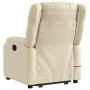 Sillón de masaje eléctrico reclinable elevable tela crema de , Sillones - Ref: Foro24-3205247, Precio: 385,54 €, Descuento: %