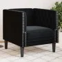Schwarzer Samt-Chesterfield-Sessel von , Sofas - Ref: Foro24-372678, Preis: 162,67 €, Rabatt: %