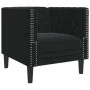 Schwarzer Samt-Chesterfield-Sessel von , Sofas - Ref: Foro24-372678, Preis: 162,67 €, Rabatt: %