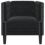 Schwarzer Samt-Chesterfield-Sessel von , Sofas - Ref: Foro24-372678, Preis: 162,67 €, Rabatt: %
