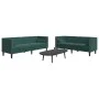 Set de sofás Chesterfield con cojines 2 piezas terciopelo verde by , Sofas - Ref: Foro24-3209293, Price: 637,73 €, Discount: %