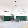 Set de sofás Chesterfield con cojines 2 piezas terciopelo verde by , Sofas - Ref: Foro24-3209293, Price: 637,73 €, Discount: %