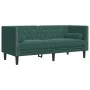 Set de sofás Chesterfield con cojines 2 piezas terciopelo verde by , Sofas - Ref: Foro24-3209293, Price: 637,73 €, Discount: %