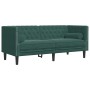 Set de sofás Chesterfield con cojines 2 piezas terciopelo verde by , Sofas - Ref: Foro24-3209293, Price: 668,38 €, Discount: %