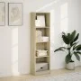 Estantería de madera de ingeniería roble Sonoma 40x24x143 cm de , Librerías y estanterías - Ref: Foro24-857785, Precio: 46,91...