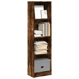 Estantería de madera de ingeniería roble ahumado 40x24x143 cm by , Bookcases and shelves - Ref: Foro24-857787, Price: 46,73 €...