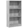 Estantería de madera de ingeniería gris Sonoma 60x24x109 cm de , Librerías y estanterías - Ref: Foro24-857808, Precio: 44,87 ...