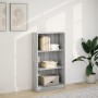 Estantería de madera de ingeniería gris Sonoma 60x24x109 cm by , Bookcases and shelves - Ref: Foro24-857808, Price: 42,96 €, ...