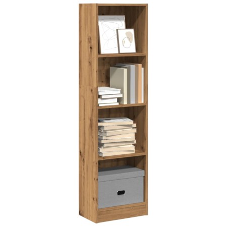 Handgefertigtes Eichenfurnier-Holzregal 40x24x143 cm von , Bücherregale und Regale - Ref: Foro24-857791, Preis: 49,14 €, Raba...