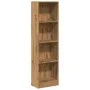 Estantería de madera de ingeniería roble artesano 40x24x143 cm de , Librerías y estanterías - Ref: Foro24-857791, Precio: 47,...