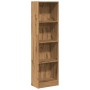 Handgefertigtes Eichenfurnier-Holzregal 40x24x143 cm von , Bücherregale und Regale - Ref: Foro24-857791, Preis: 49,14 €, Raba...