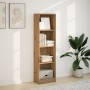 Handgefertigtes Eichenfurnier-Holzregal 40x24x143 cm von , Bücherregale und Regale - Ref: Foro24-857791, Preis: 49,14 €, Raba...