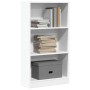 Estantería de madera de ingeniería blanca 60x24x109 cm by , Bookcases and shelves - Ref: Foro24-857803, Price: 42,96 €, Disco...